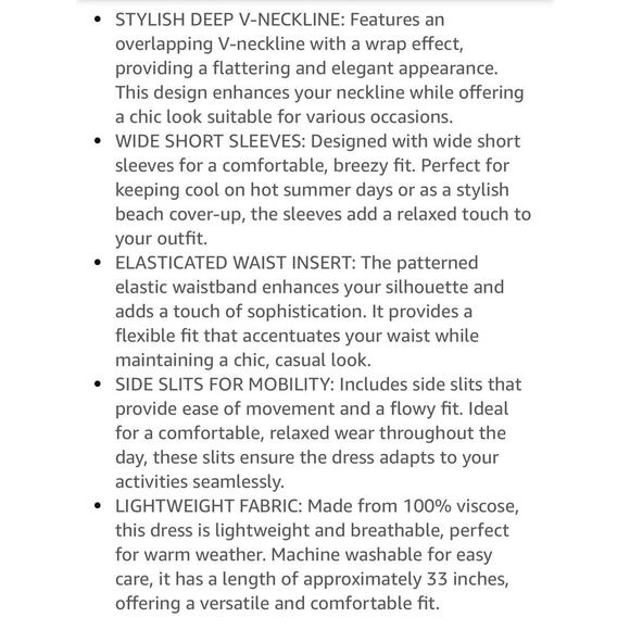 NWT Lascana 10 Navy Blue wrap look sundress. - Picture 7 of 10